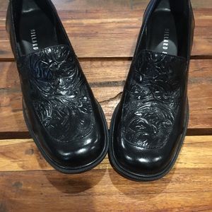 Hillard& Hanson women cowboy  leather pump